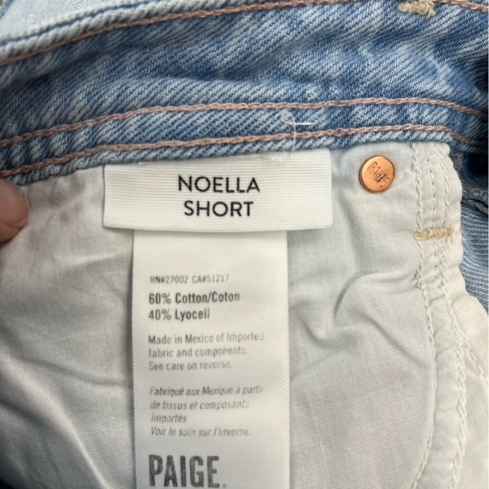 NWT Paige Noella Cut Off Shorts - Picture 5 of 11